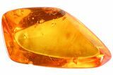 Fossil Spider Web In Baltic Amber - Rare! #73343-1